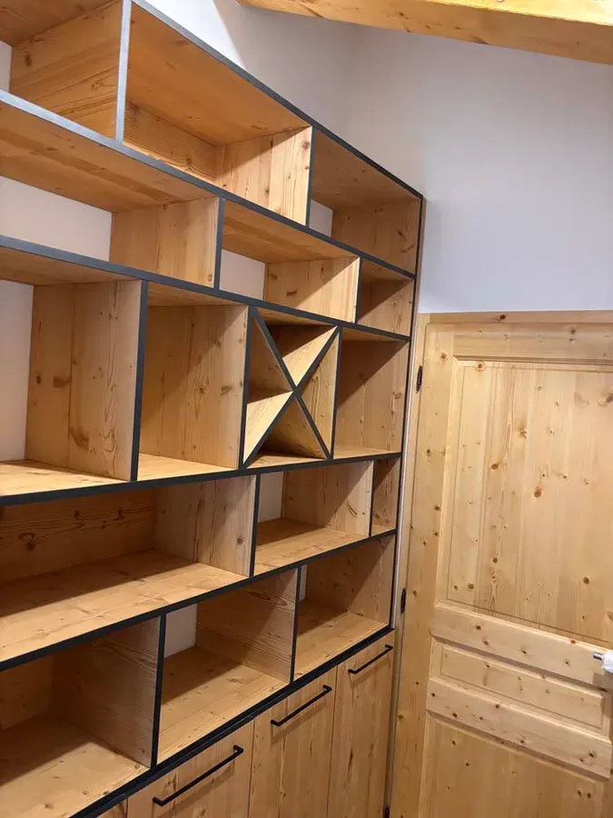 Bibliothèque et étagères en bois massif sur-mesure Rob'Art